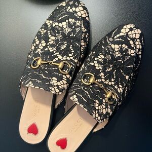 Gucci Princeton Lace Mule